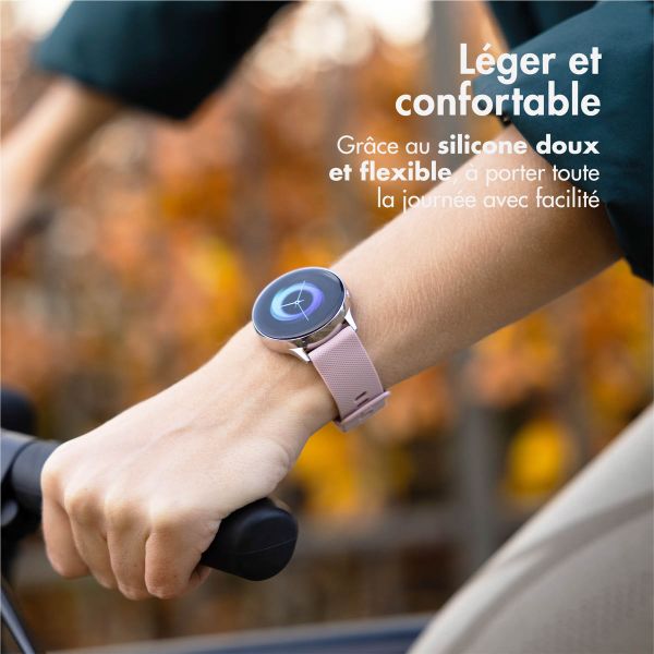 imoshion Bracelet sport en silicone avec boucle Samsung Galaxy Watch 7 40/44 mm - Rose