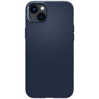 Spigen Coque Liquid Air iPhone 14 - Bleu foncé