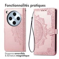 imoshion Etui de téléphone portefeuille Mandala Oppo Find X8 Pro - Rose Dorée