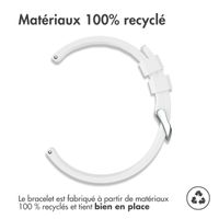 imoshion Bracelet en silicone - Connexion universelle de 22 mm - Blanc