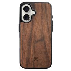 Woodcessories Coque Bumper MagSafe iPhone 16 - Walnut