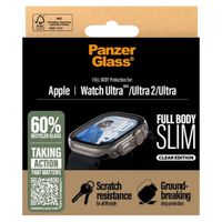 PanzerGlass Coque Full Body slim Apple Watch Ultra / Ultra 2 / Ultra 3 - 49 mm - Transparent