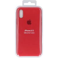 Apple Coque en silicone Apple iPhone Xs / X - Rouge