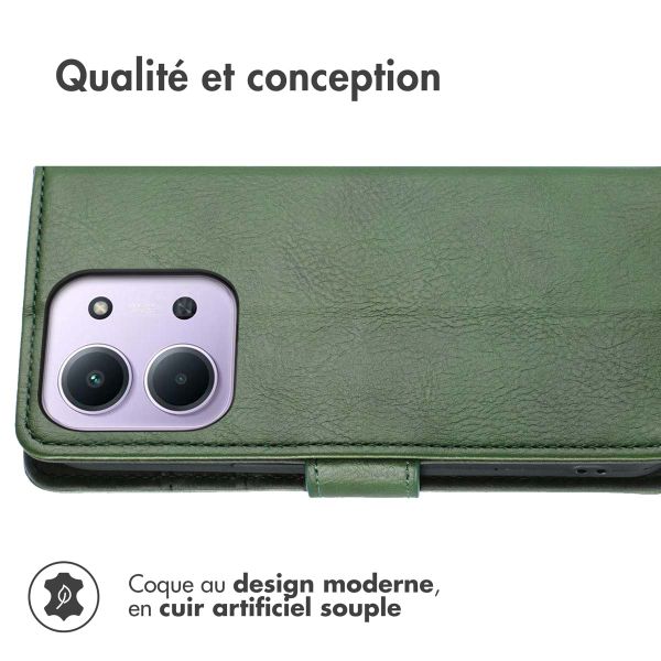 imoshion Étui de télephone portefeuille Xiaomi Redmi 15C (5G) - Vert