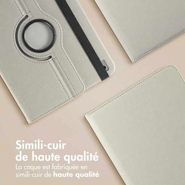 imoshion Coque tablette rotatif à 360° Apple iPad 9 (2021) 10.2 pouces / iPad 8 (2020) 10.2 pouces / iPad 7 (2019) 10.2 pouces - Gris