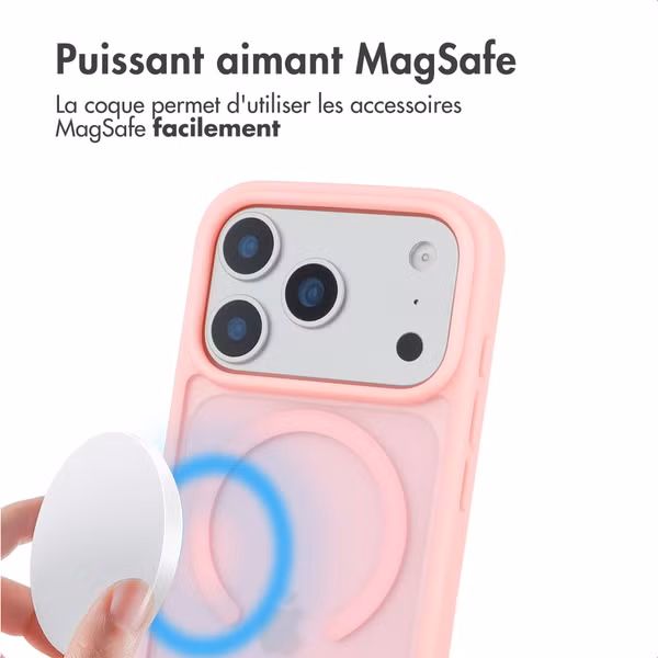 imoshion Coque Color Guard avec MagSafe Apple iPhone 17 Pro - Rose clair