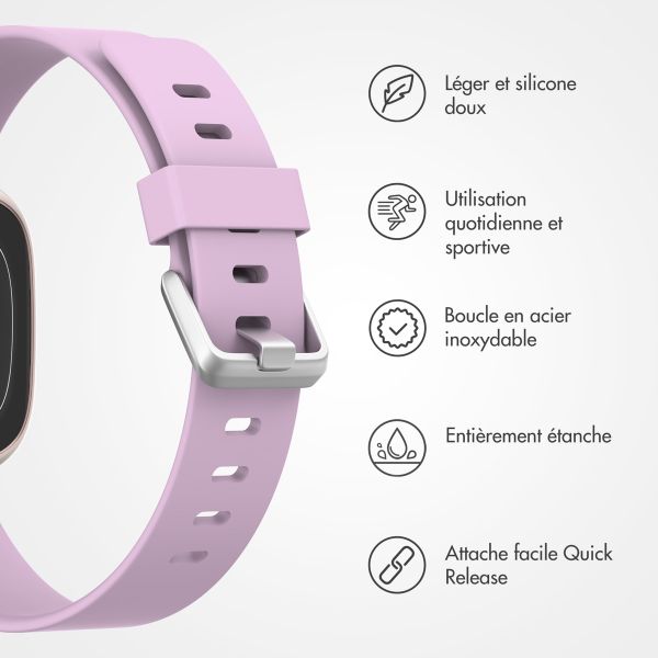 imoshion Bracelet silicone Fitbit Versa / Versa 2 / Versa Lite - Taille S - Oudroze