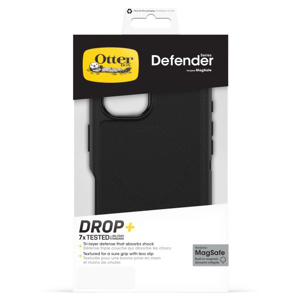 OtterBox Coque arrière Defender avec MagSafe iPhone 16 - Black