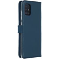 Selencia Étui de téléphone portefeuille en cuir véritable Samsung Galaxy A51