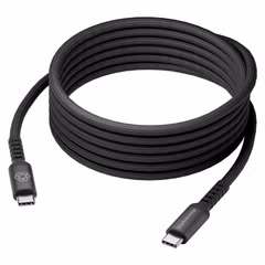 dbramante1928 Câble de recharge Re-charge USB-C vers USB-C 100 W - 3 mètres - Noir