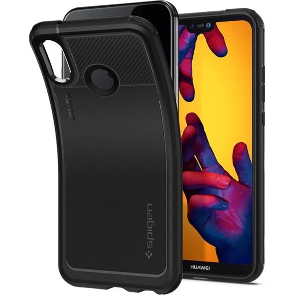 Spigen Coque Marked Armor Huawei P20 Lite - Noir