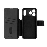 Decoded Portefeuille détachable 2 en 1 en cuir MagSafe Apple iPhone 17 Pro Max - Noir