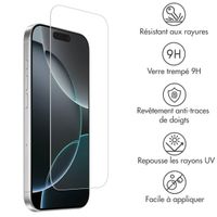 Accezz Protection d'écran en verre trempé Apple iPhone Air