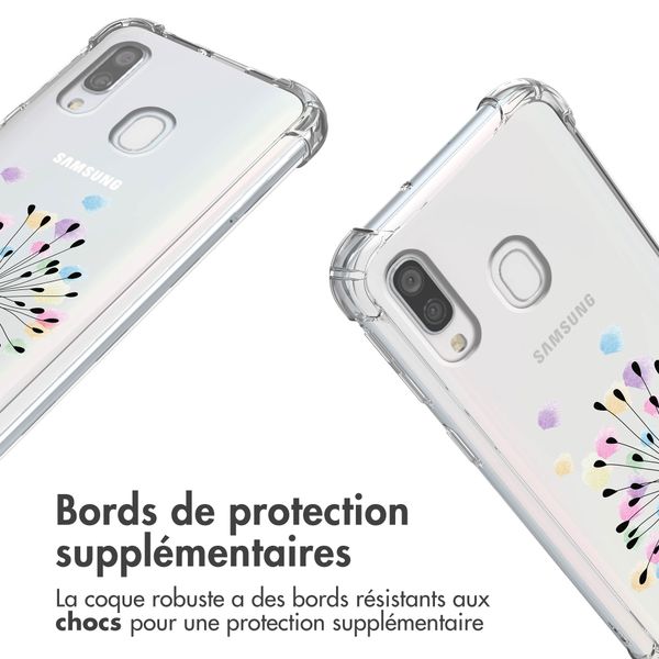 imoshion Coque Design avec cordon Samsung Galaxy A40 - Sandstone Dandelion