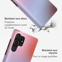 Selencia Coque arrière Vivid Samsung Galaxy S25 Ultra - Gradient Soft Blush