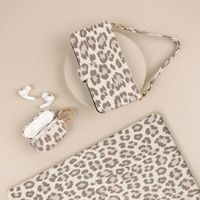 Selencia Étui de télephone portefeuille imprimé léopard Sabi Samsung Galaxy A55 - Soft Ivory