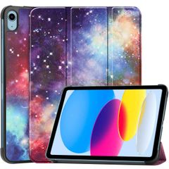 imoshion Coque tablette Trifold iPad 11 (2025) 11 pouces / iPad 10 (2022) 10.9 pouces - Space