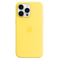 Apple Coque en silicone MagSafe Apple iPhone 14 Pro Max - Canary Yellow