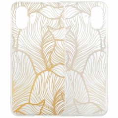 imoshion Coque Design Nothing Phone (2) - Golden Leaves Transparent