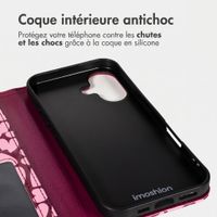 imoshion Étui de télephone portefeuille Design Apple iPhone 17 - Hearty Blush
