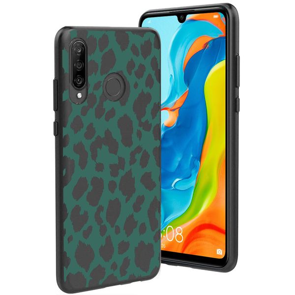 imoshion Coque Design Huawei P30 Lite - Green Leopard