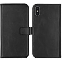 Selencia Étui de téléphone en cuir véritable Apple iPhone Xs