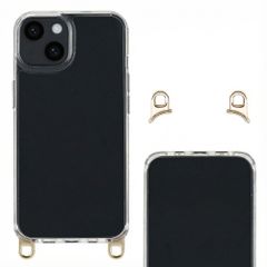 Selencia Coque arrière avec crochets amovibles Apple iPhone 14 - Transparent