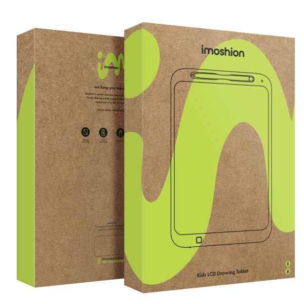 imoshion Tablette de dessin LCD pour enfants - Avec écran couleur et 2 stylos - Hot Pink