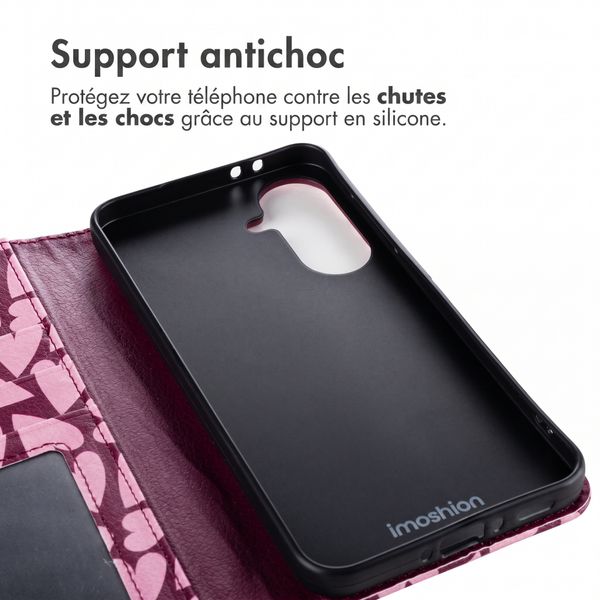 imoshion Étui de télephone portefeuille Design Samsung Galaxy A57 (5G) - Hearty Blush