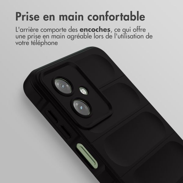 imoshion Coque arrière EasyGrip Motorola Moto G54 - Noir