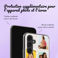 Coque personnalisée avec pellicule N°3 Samsung Galaxy A54 (5G) - Transparent