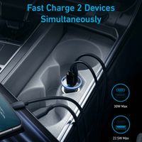 Anker Chargeur de voiture 325 - Power Delivery - 53 Watt - Noir