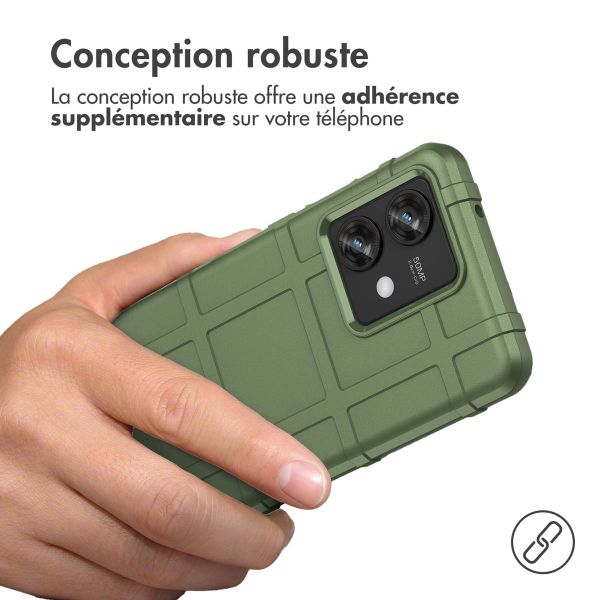 imoshion Coque Rugged Shield Motorola Edge 40 Neo - Vert foncé