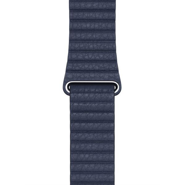 Apple ﻿Leather Loop Apple Watch Series 1 á 10 / SE / Ultra (2) (44/45/46/49 mm) - Taille L - Diver Blue