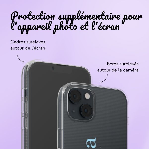 Coque personnalisée avec un nom iPhone 14 - Transparent