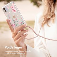 imoshion Coque Design avec cordon Apple iPhone 13 Pro - Blossom Watercolor