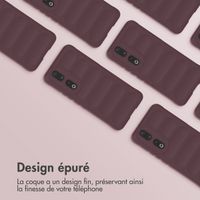 imoshion Coque arrière EasyGrip Honor 90 - Aubergine