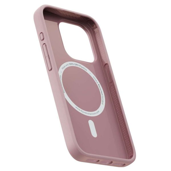 Njorð Collections Coque Slim MagSafe iPhone 15 Pro - Pink Blush