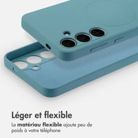 imoshion Coque Couleur avec MagSafe Samsung Galaxy S24 Plus - Smoke Green