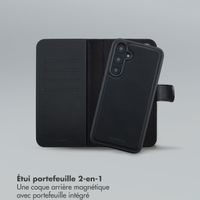 Selencia Étui portefeuille amovible Olyn avec MagSafe Samsung Galaxy A55 - Noir