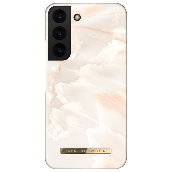 iDeal of Sweden Coque Fashion Samsung Galaxy S22 - Rose Pearl Marble