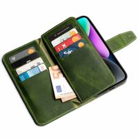 Wachikopa Étui de téléphone portefeuille Multi Wallet iPhone 14 - Forest Green