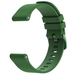 imoshion Bracelet sport en silicone avec boucle - Connexion universelle 20 mm - Vert foncé