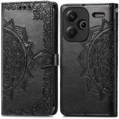 imoshion Etui de téléphone portefeuille Mandala Xiaomi Redmi Note 13 Pro Plus (5G) - Noir