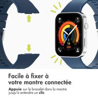 imoshion Bracelet en silicone pour Huawei Watch Fit 3 - Bleu