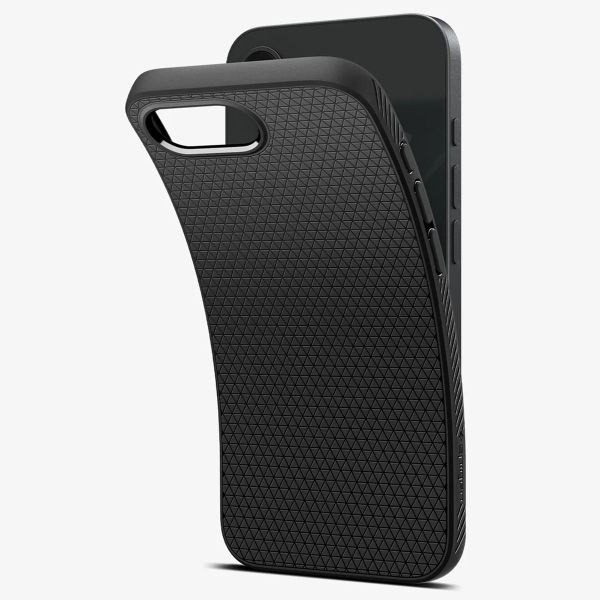 Spigen Coque Liquid Air iPhone 16e - Matte Black