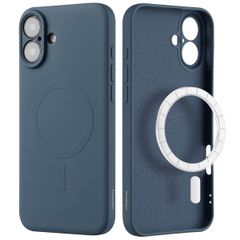 imoshion Coque Couleur avec MagSafe Apple iPhone 16 Plus - Bleu foncé