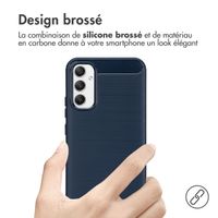 imoshion Coque Brushed Samsung Galaxy A34 (5G) - Bleu foncé