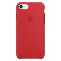 Apple Coque en silicone Apple iPhone SE (2022 / 2020) / 8 / 7 - Red