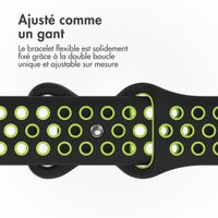 imoshion Bracelet sport⁺ Apple Watch Series 1 á 9 / SE (38/40/41 mm) | Series 10 (42 mm) - Taille M/L - Black Volt